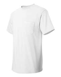 Hanes Men's Authentic Pocket T-Shirt 5590 Classic Fit Cotton