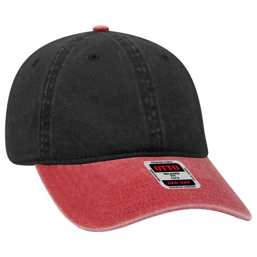 OTTO 6-Panel Low-Profile Dad Hat Unstructured Garment-Washed Cotton