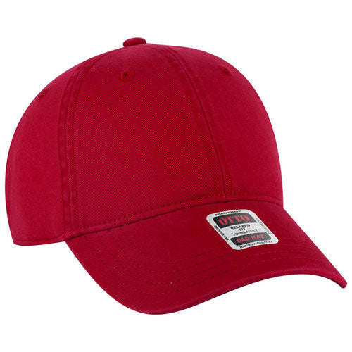 OTTO CAP 6-Panel Low Profile Dad Hat Washed Cotton