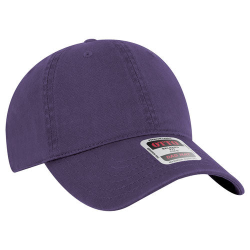 OTTO CAP 6-Panel Low Profile Dad Hat Washed Cotton