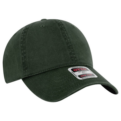 OTTO CAP 6-Panel Low Profile Dad Hat Washed Cotton