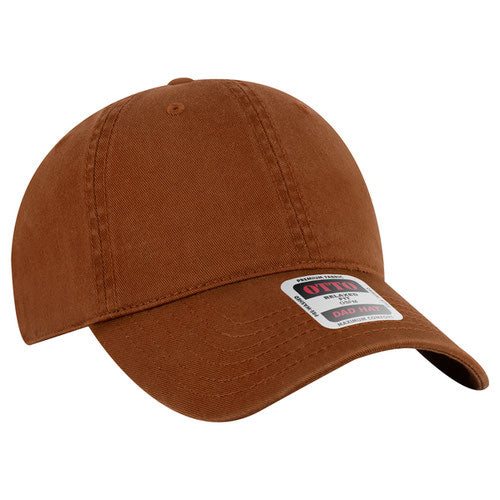 OTTO CAP 6-Panel Low Profile Dad Hat Washed Cotton