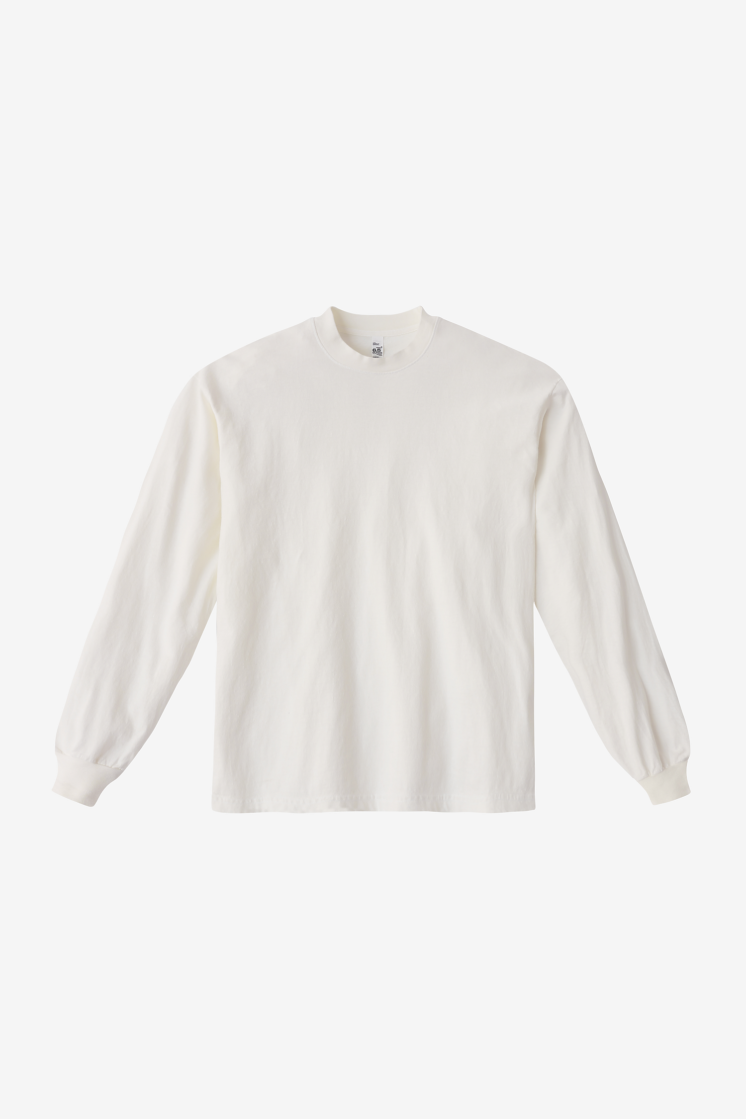 Heavyweight Garment Dye Long Sleeve Crewneck T-Shirt – 6.5oz Shrink Free Cotton