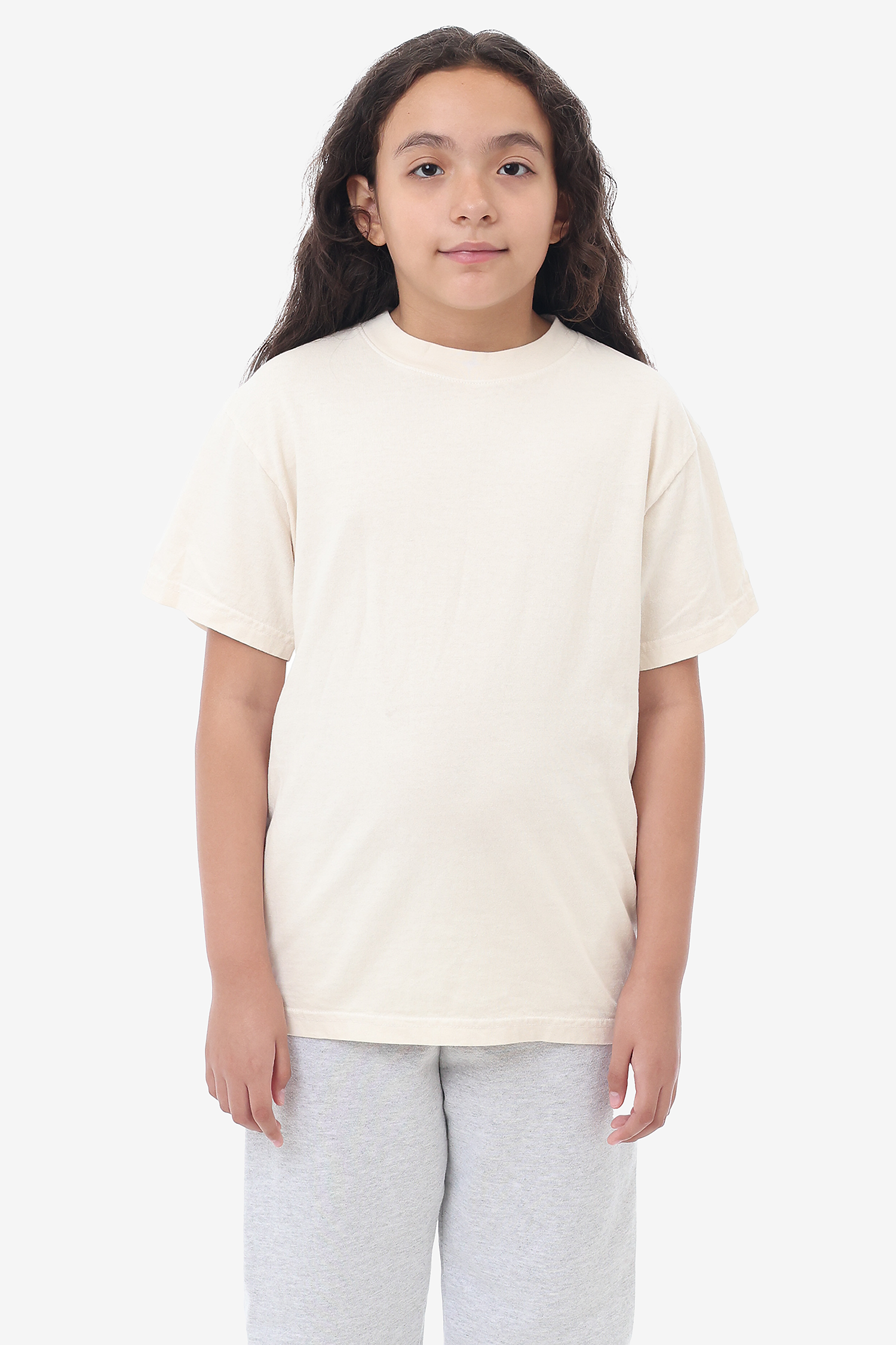 Kids Unisex Garment Dyed Short Sleeve Cotton T-Shirt - Comfortable Durable Playwear