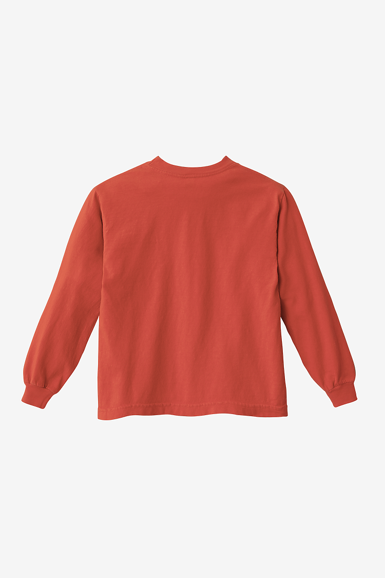 Premium Kids' Unisex Garment Dye Long Sleeve Cotton Tee – Shrink-Free Comfort