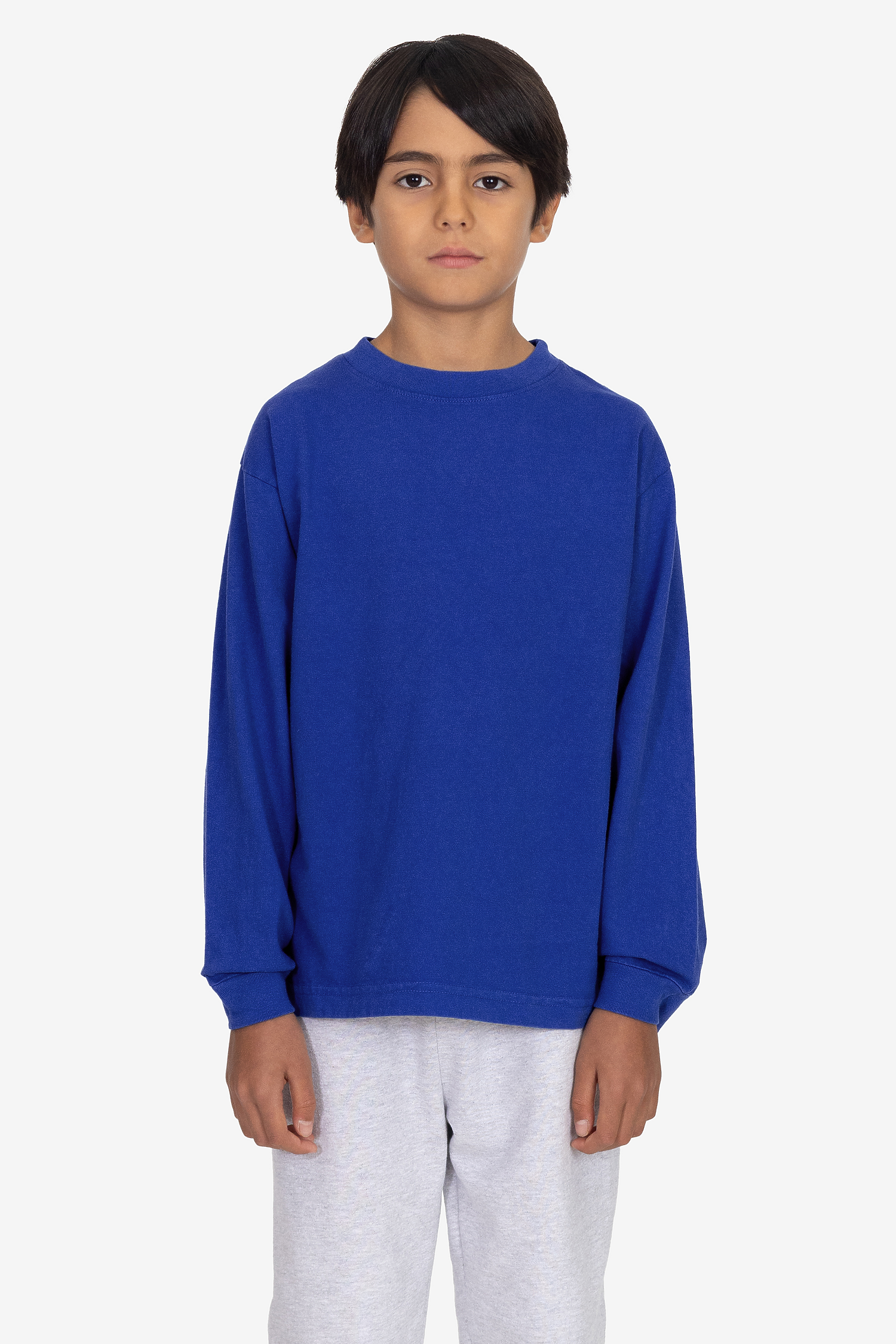Premium Kids' Unisex Garment Dye Long Sleeve Cotton Tee – Shrink-Free Comfort