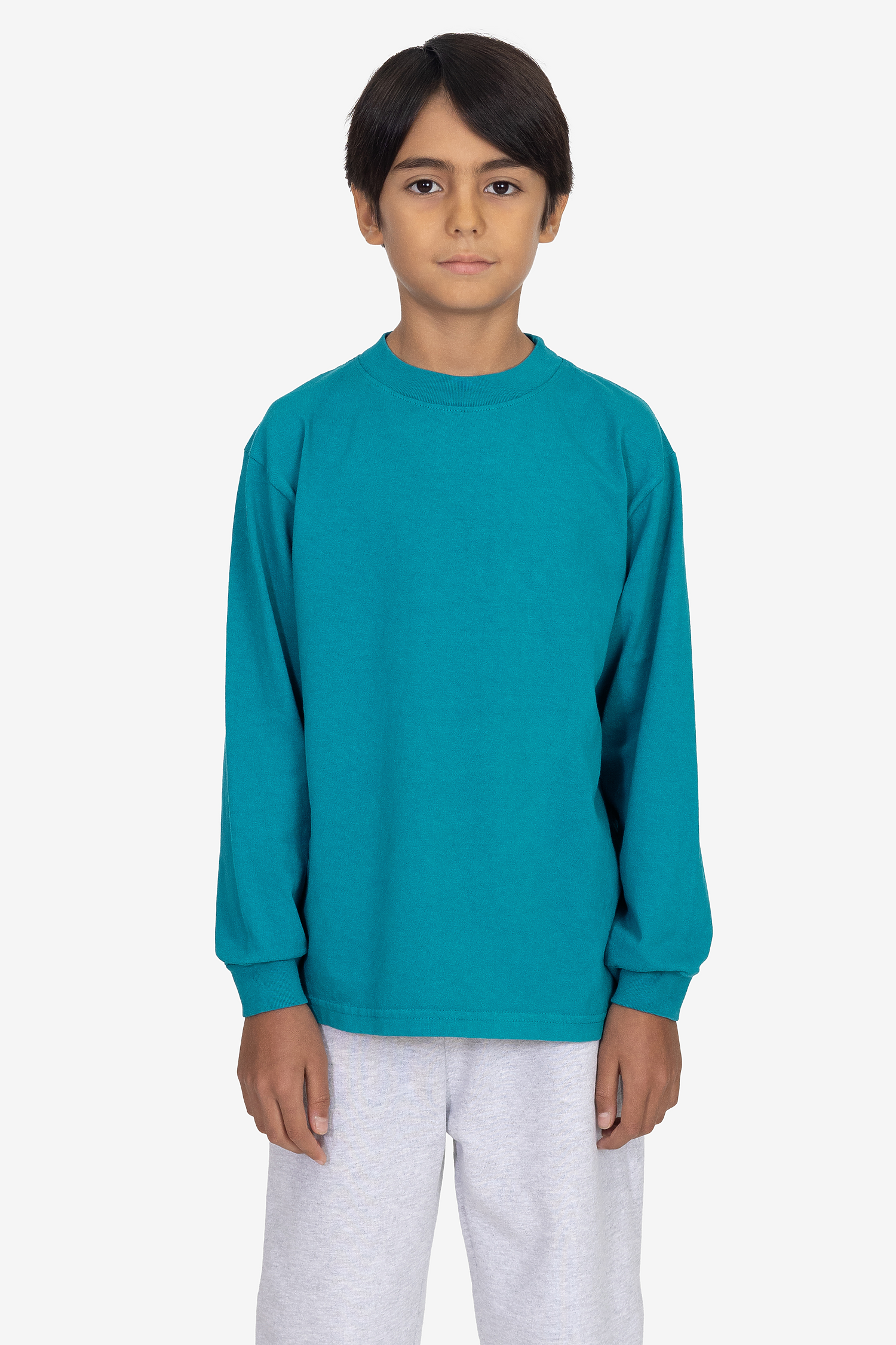 Premium Kids' Unisex Garment Dye Long Sleeve Cotton Tee – Shrink-Free Comfort