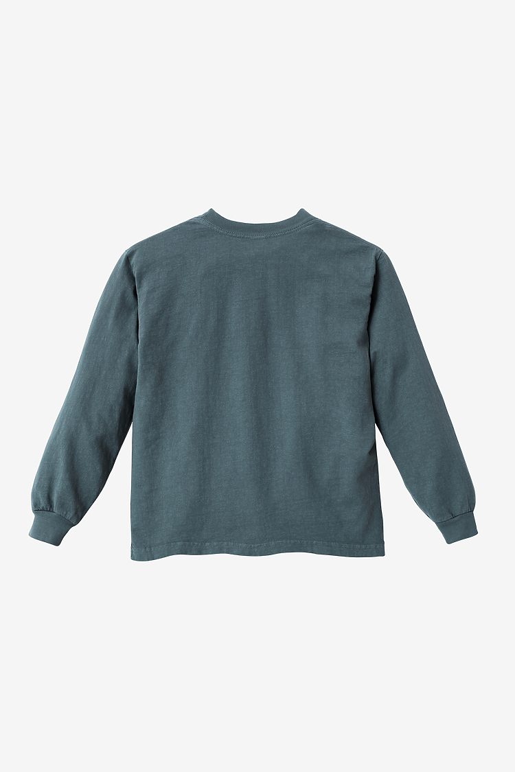 Premium Kids' Unisex Garment Dye Long Sleeve Cotton Tee – Shrink-Free Comfort