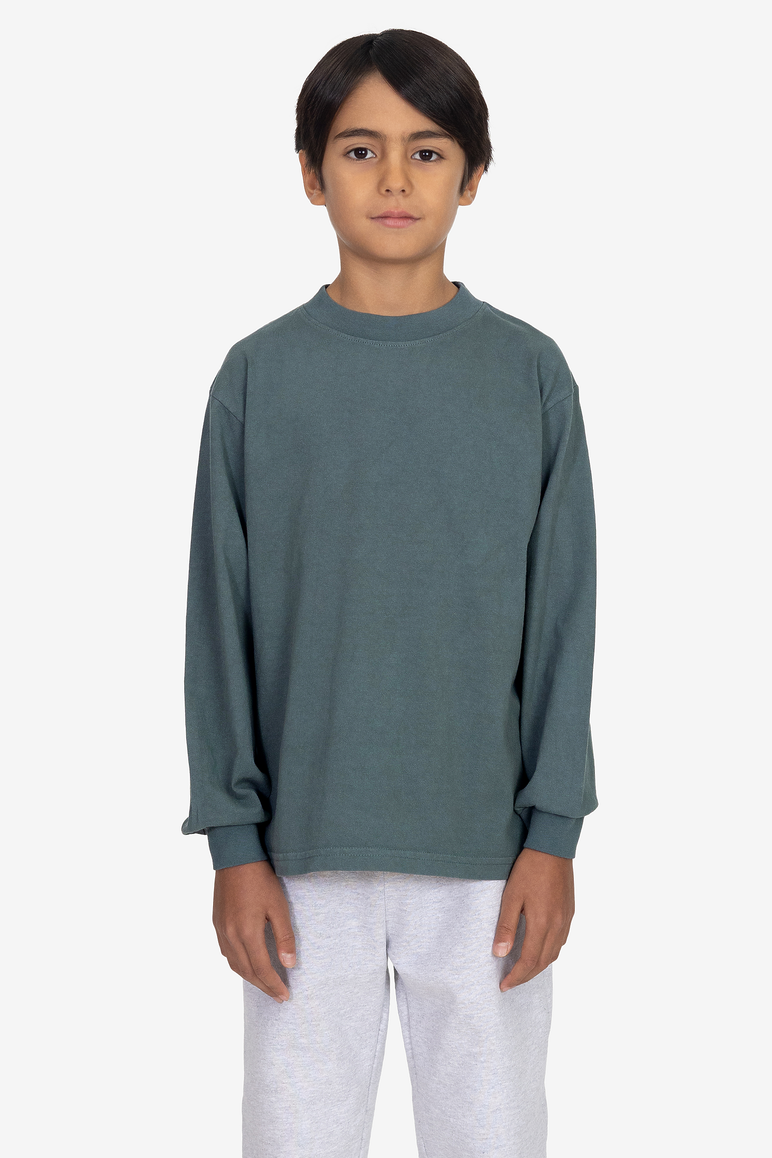 Premium Kids' Unisex Garment Dye Long Sleeve Cotton Tee – Shrink-Free Comfort