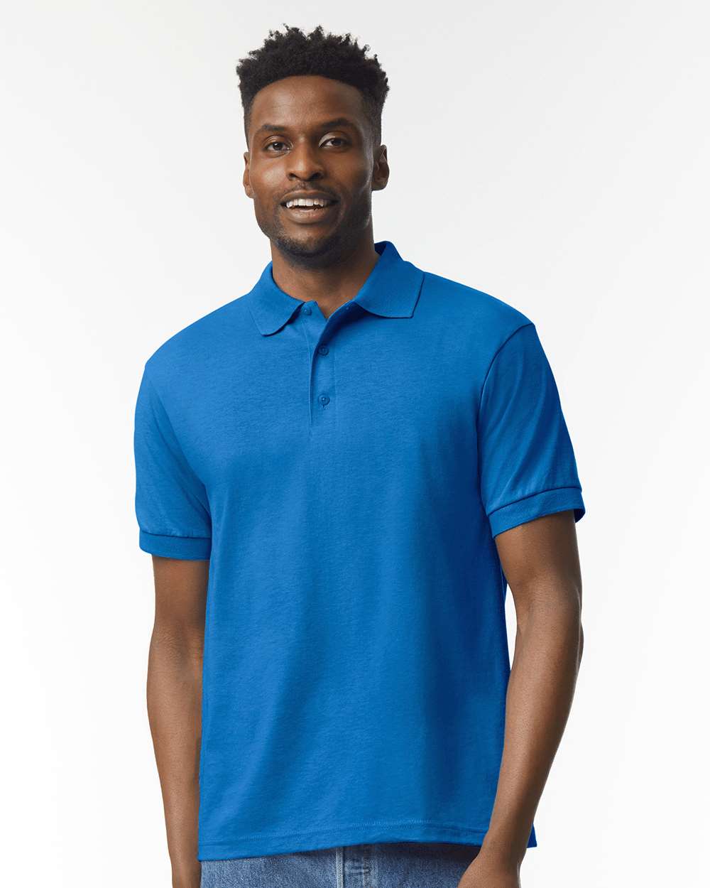Gildan Unisex DryBlend Moisture-Wicking Jersey Polo Shirt for Comfort