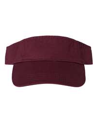 Adams Headwear Drifter Pigment-Dyed Cotton Twill Distressed Visor with Embroidery