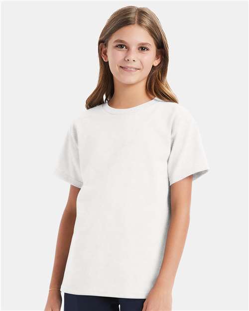 Hanes Youth Essential‑T T‑Shirt 5480 – Soft 100% Cotton Classic Fit