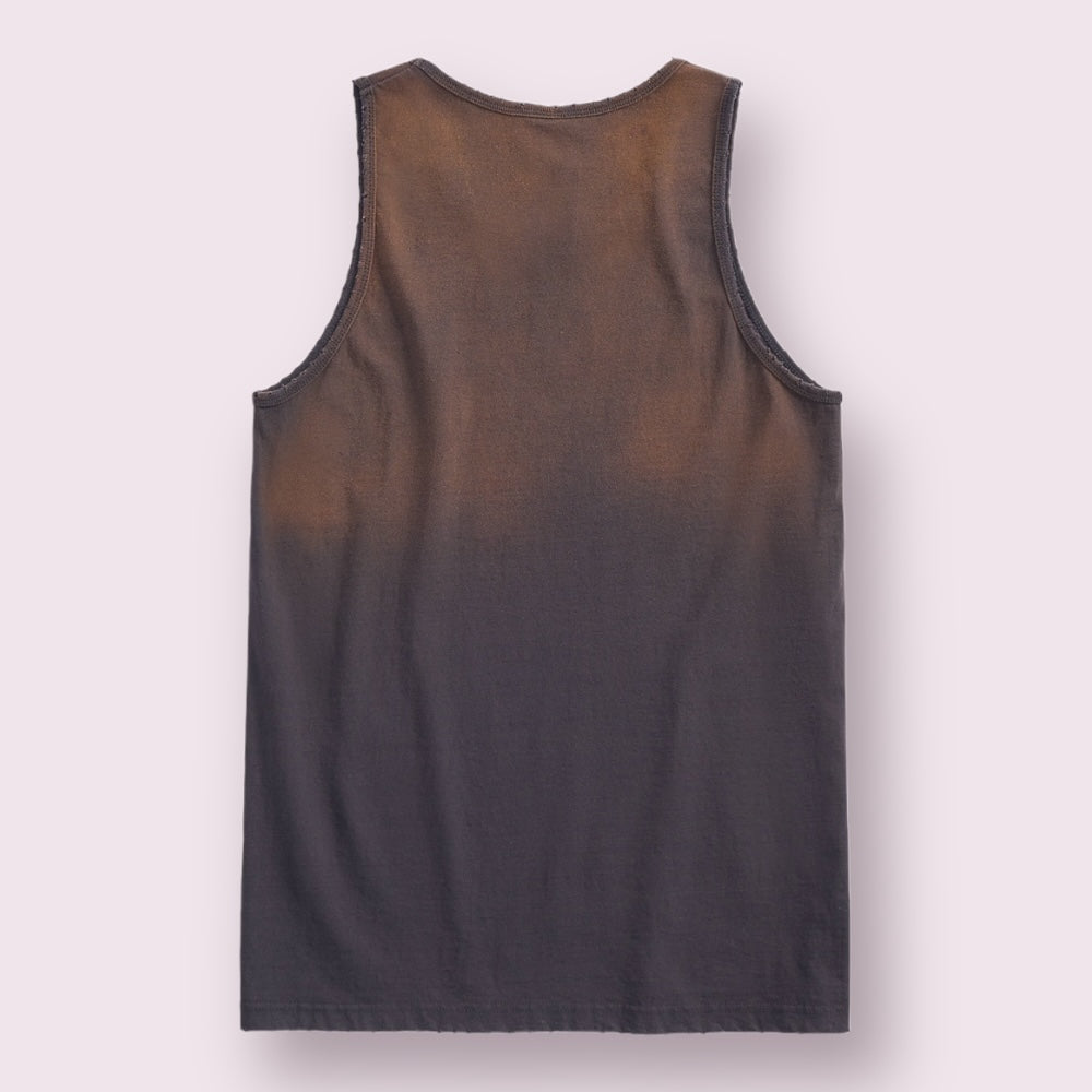 Hand-Sprayed Sun-Dried Heavyweight 100% Cotton Men's Classic Tank Top