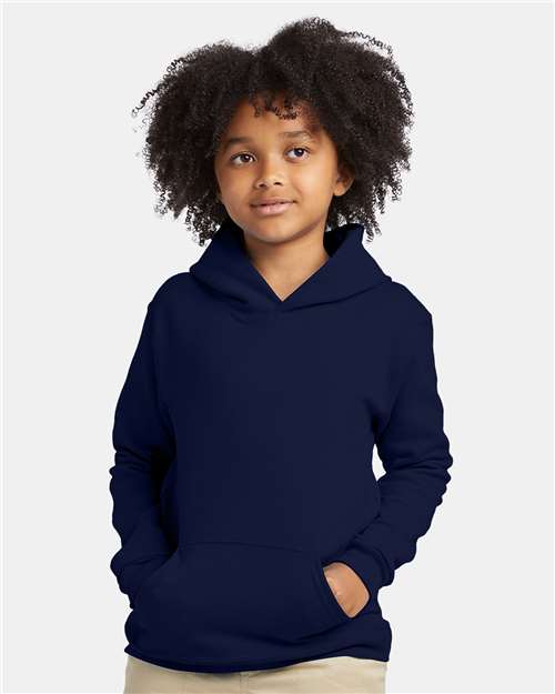 EcoSmart Youth Hooded Sweatshirt – Soft Sustainable Double‑Ply Comfort