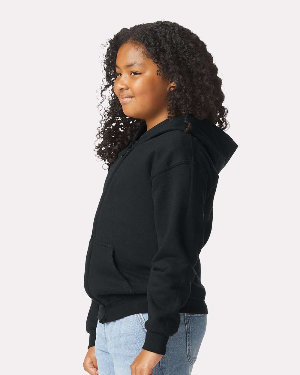Gildan Youth Heavy Blend Full-Zip Hooded Sweatshirt: Durable Fleece for Kids