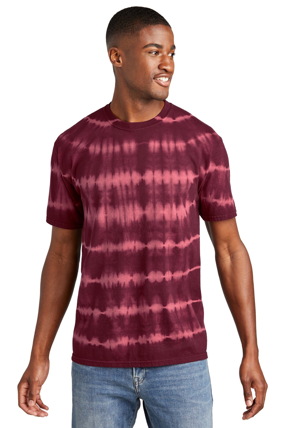 https://images.shirtspace.com/fullsize/RYPDwlJpYozEWK6JtrtJrQ%3D%3D/450780/21973-port-company-pc142-allover-stripe-tie-dye-tee-front-merlot-burgundy.jpg