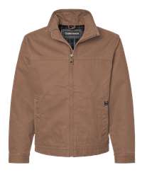 Berne Men's Highland Washed Cotton Duck Fleece-Lined Work Jacket