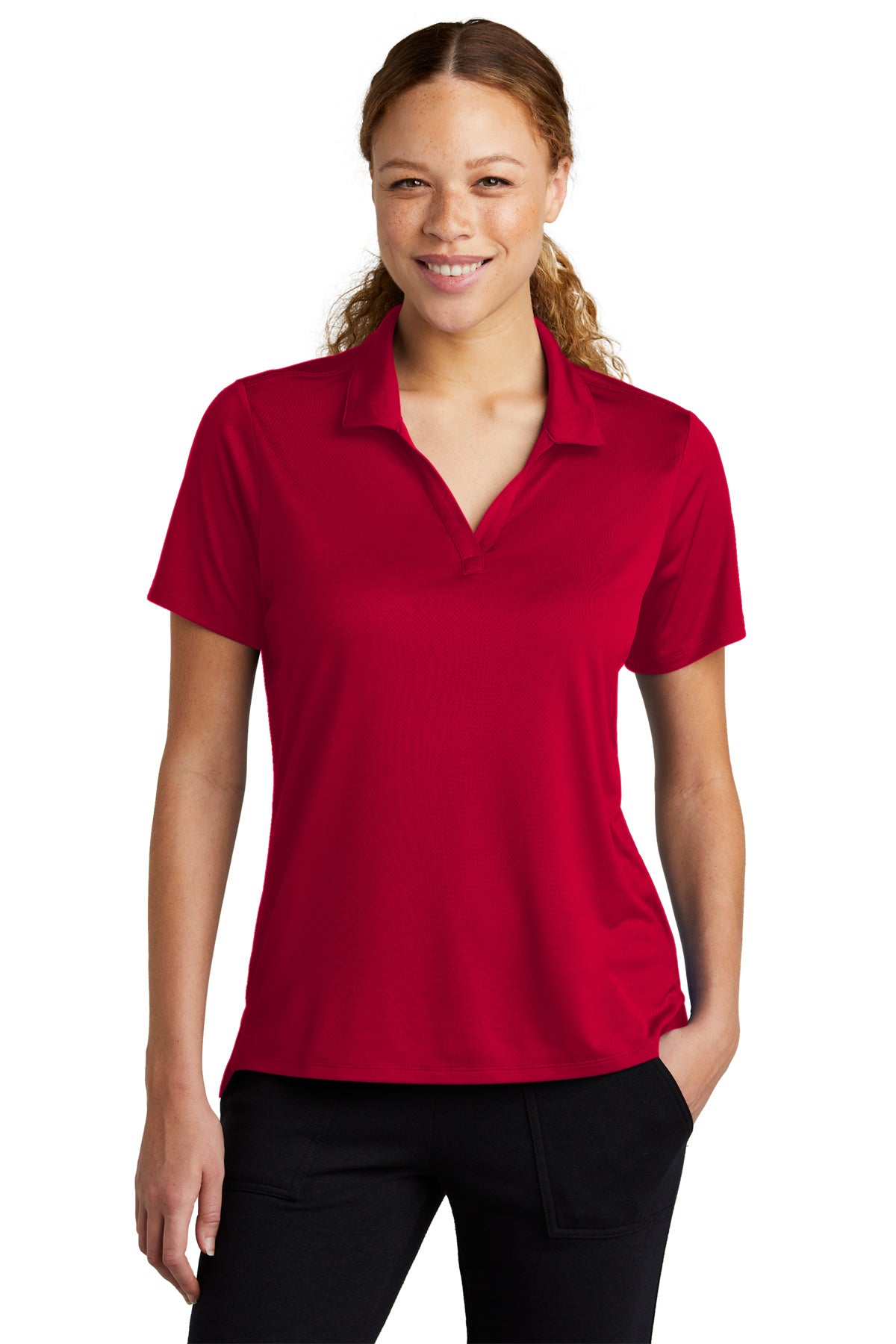 Sport-Tek Women's Performance Sideline Polo: Moisture-Wicking, UV Protection, Odor-Resistant