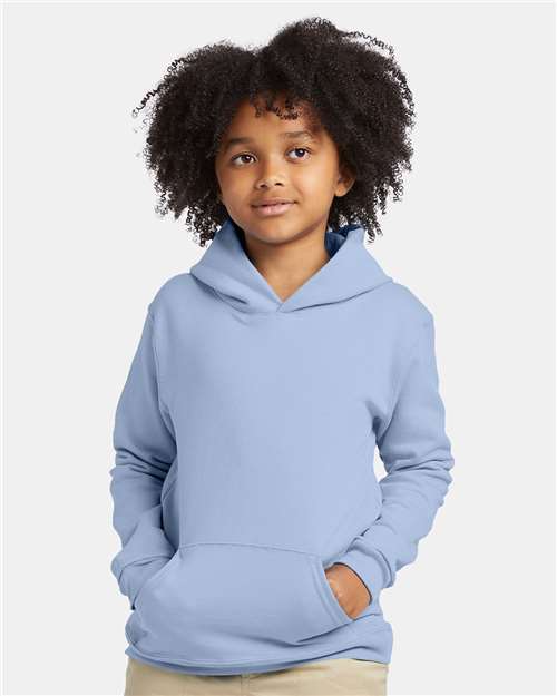 EcoSmart Youth Hooded Sweatshirt – Soft Sustainable Double‑Ply Comfort