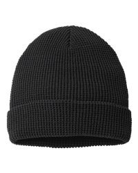 Richardson Waffle Cuffed Beanie with Adjustable Cuff, 11.5" Knit