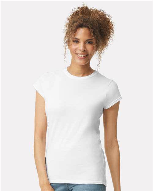 Women's Gildan Softstyle® T-Shirt 64000L Premium Cotton Semi-Fitted