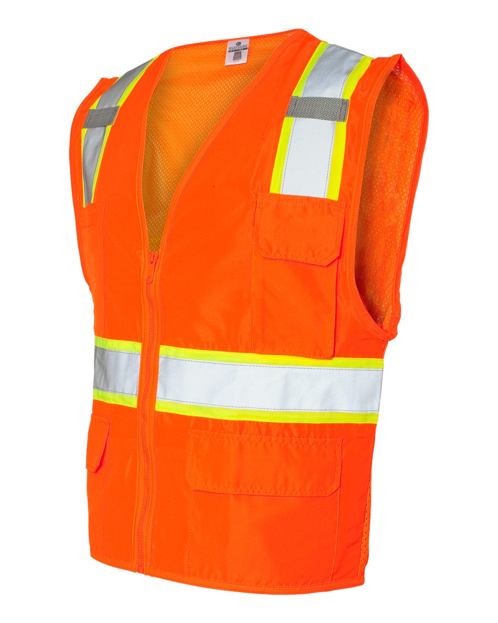 Kishigo Ultra-Cool™ High Visibility Safety Vest, Solid Front Mesh Back, ANSI Class 2