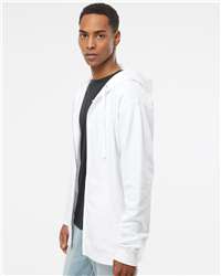 Unisex Midweight Full‑Zip Hooded Fleece Sweatshirt 80/20 Cotton Blend