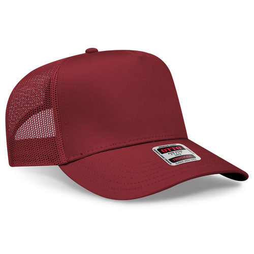 Structured 5-Panel Mid-Profile Mesh-Back Trucker Hat Adjustable Snapback Wholesale