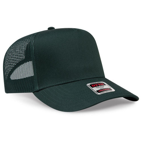 Structured 5-Panel Mid-Profile Mesh-Back Trucker Hat Adjustable Snapback Wholesale