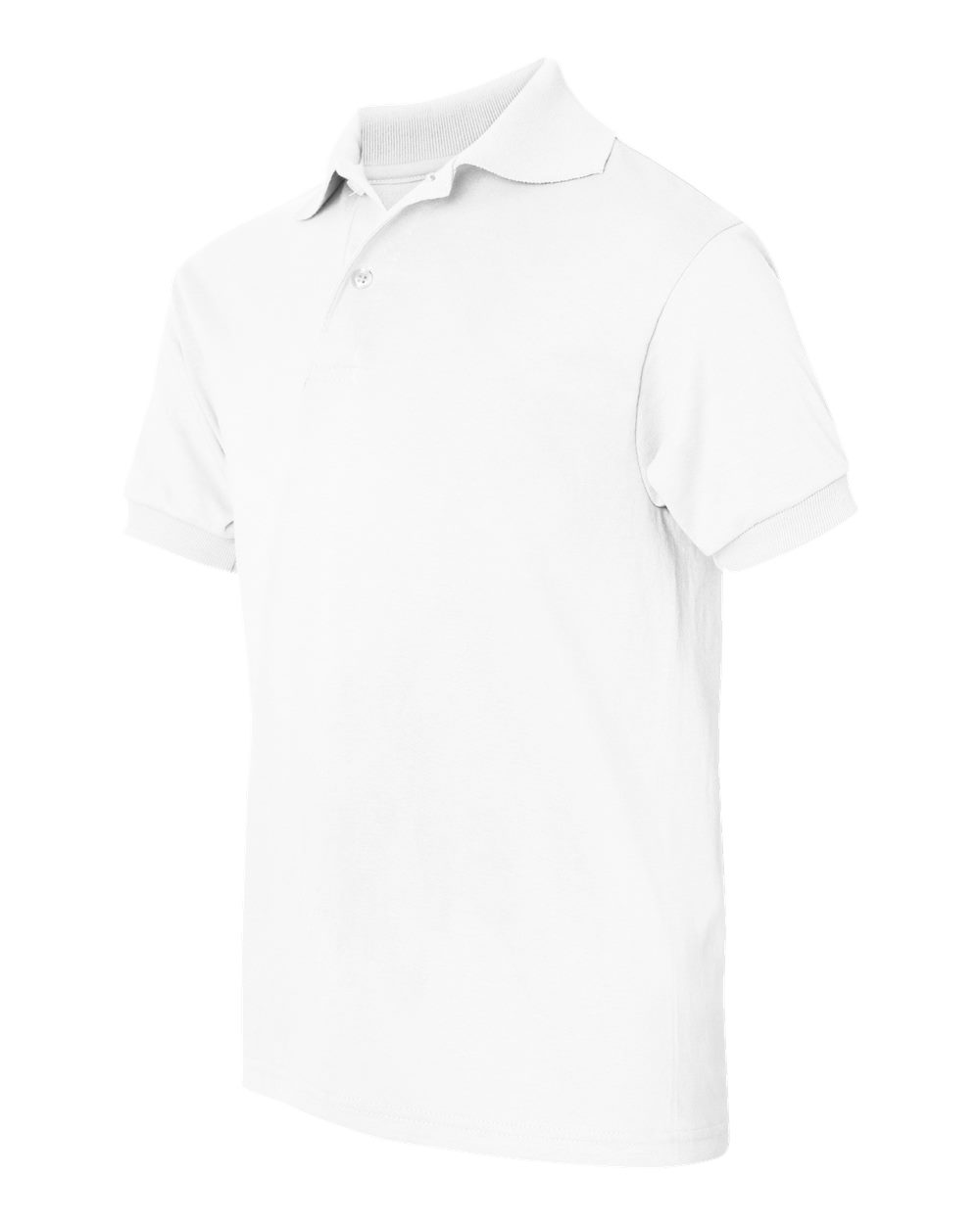 Hanes Youth EcoSmart Durable Cotton-Poly Jersey Polo Shirt - Sustainable Style 054Y