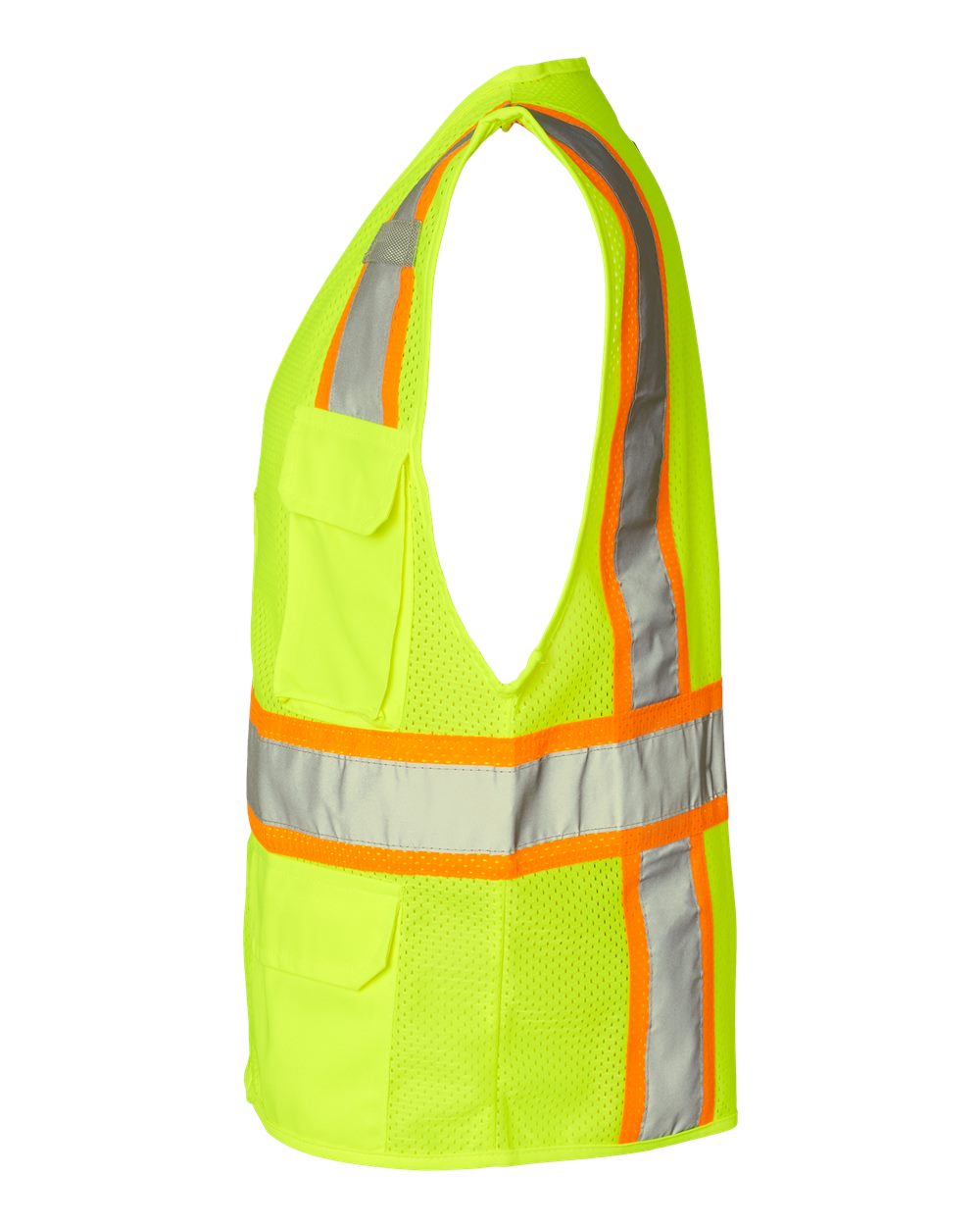 Kishigo Unisex Ultra-Cool Multi-Pocket Mesh Vest with Reflective Trim