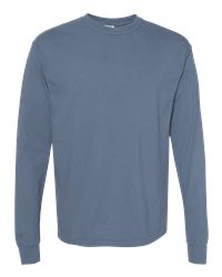 Soft Garment-Dyed Unisex Long Sleeve Tee: Premium Ring-Spun Cotton, Relaxed Fit