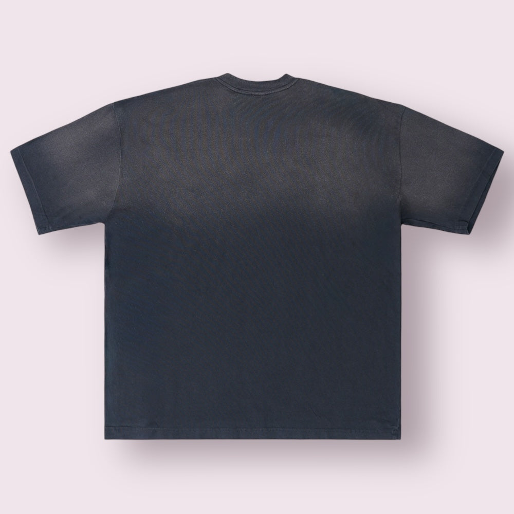 Unisex Heavyweight Garment-Dyed Cotton Tee High Rib Collar Shrink-Free