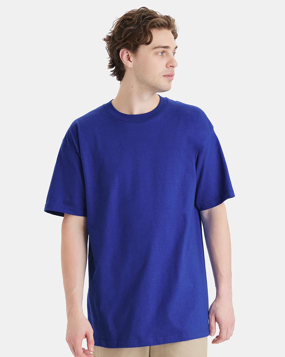 Hanes Beefy‑T Tall Men's T‑Shirt 518T Heavyweight Cotton