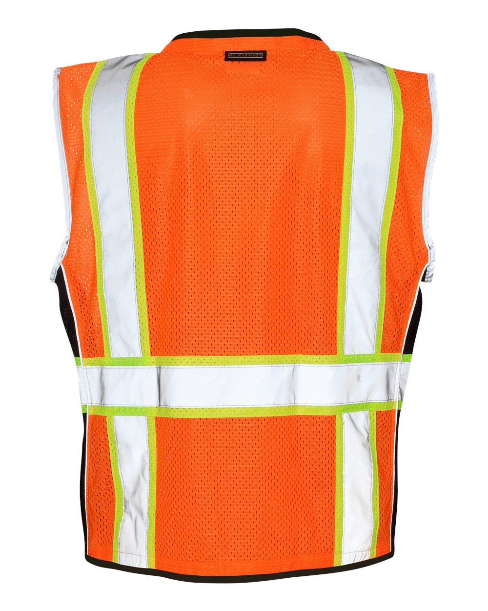 Kishigo Unisex Premium Black Series Heavy-Duty Reflective Mesh Safety Vest