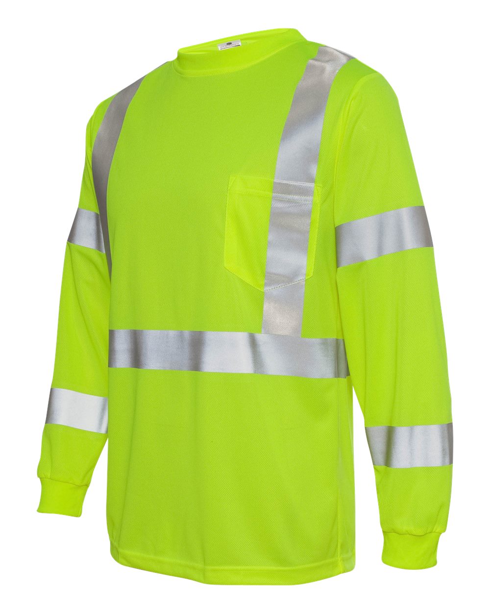 Kishigo Unisex Class 3 High-Visibility Long Sleeve Safety T-Shirt - Moisture-Wicking