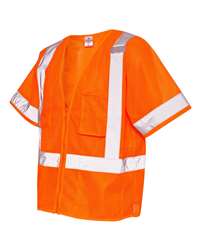 Kishigo Unisex High-Performance Surveyors Vest with Reflective Mesh