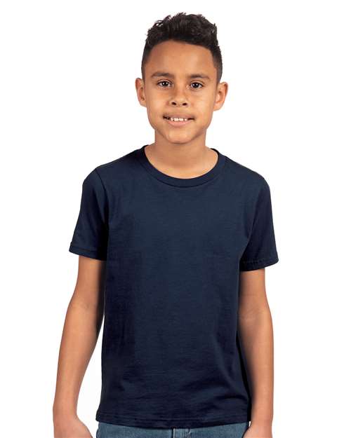 Premium Soft Youth 100% Combed Cotton Jersey T-Shirt Next Level 3310