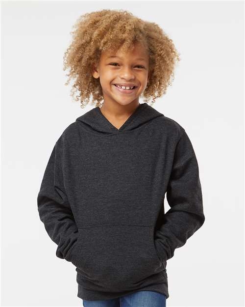 Independent Trading Co. Youth Midweight Hooded Sweatshirt Cotton Blend
