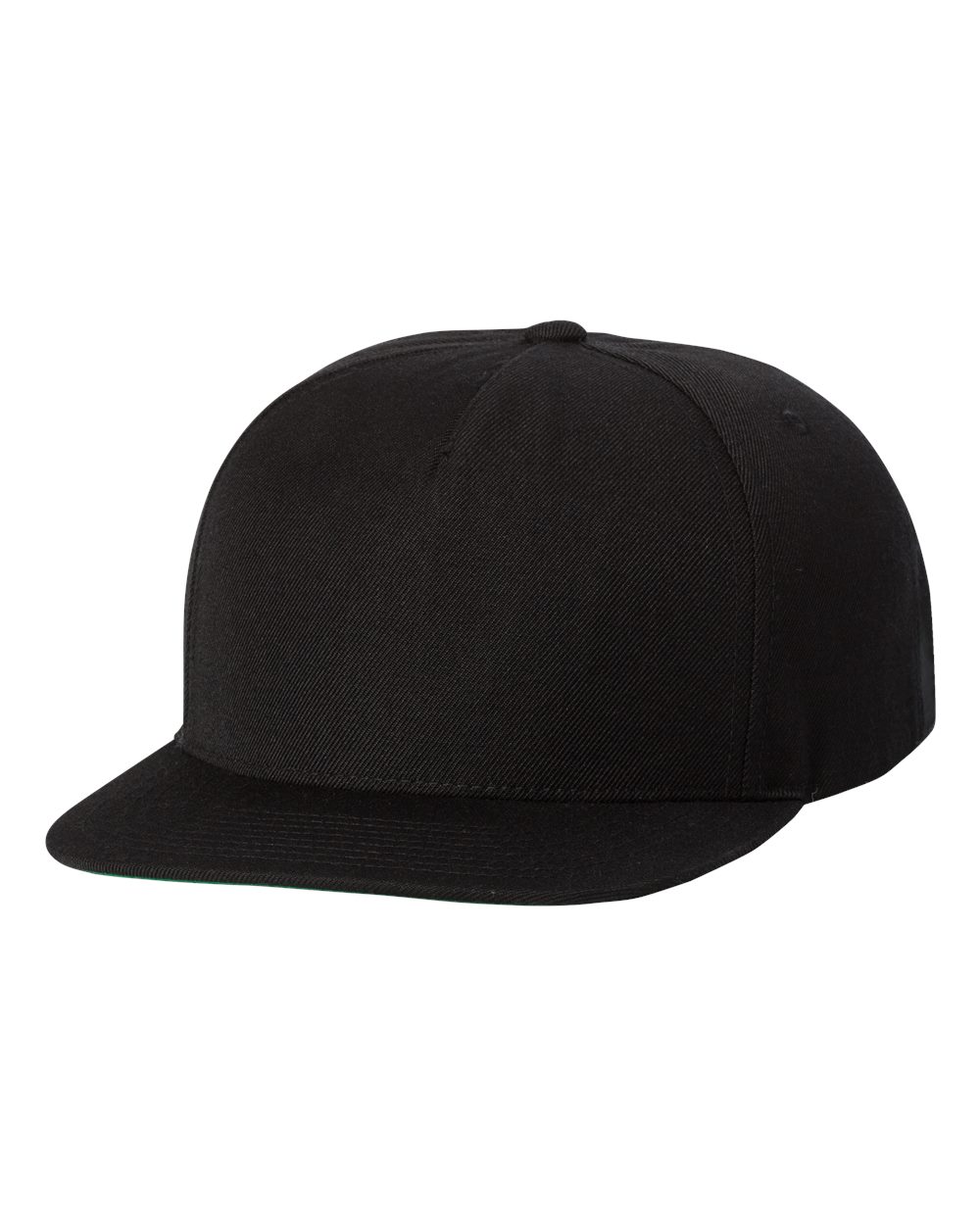 YP Classics Premium Five-Panel Structured Snapback Cap with Flat Bill
