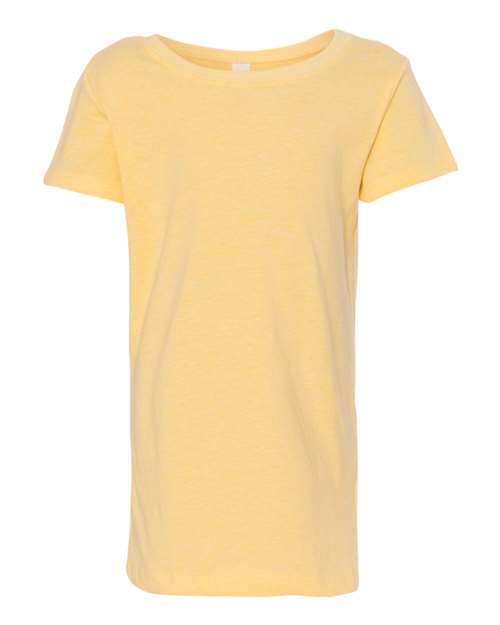 Girls' CVC Princess T-Shirt: Soft, Durable, Comfortable Everyday Apparel
