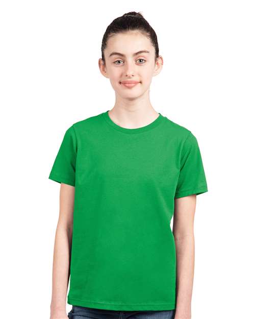 Premium Soft Youth 100% Combed Cotton Jersey T-Shirt Next Level 3310