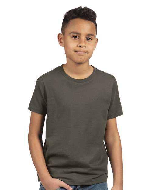 Premium Soft Youth 100% Combed Cotton Jersey T-Shirt Next Level 3310