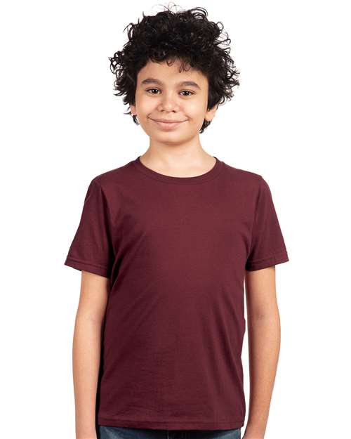 Premium Soft Youth 100% Combed Cotton Jersey T-Shirt Next Level 3310