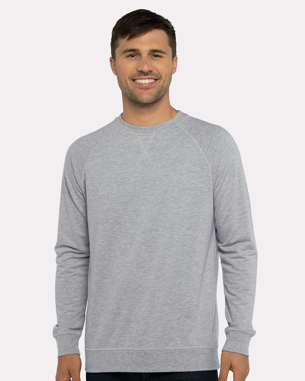 Next Level Unisex Laguna Soft Fleece Raglan Crewneck Sweatshirt for Comfort