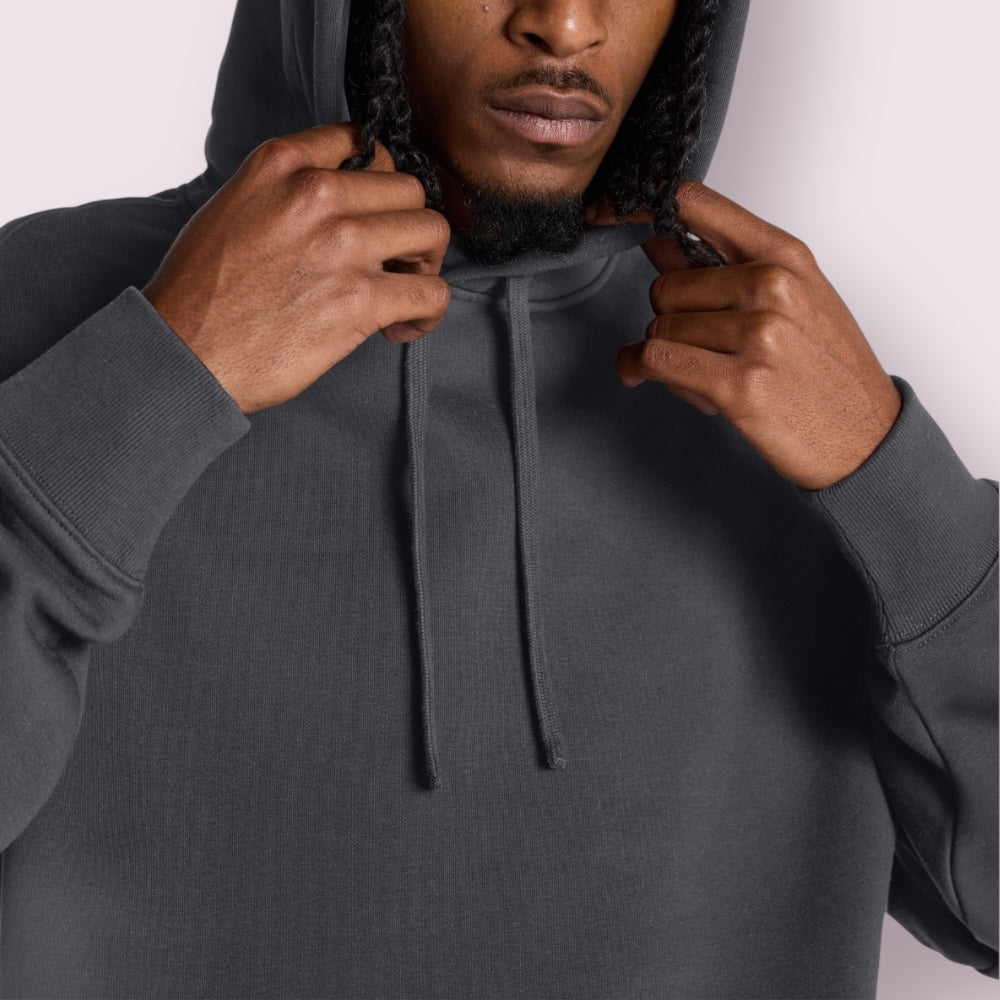 Creator Relax-Fit 12oz Triple Bio-Polish Unisex Hoodie Combed Cotton Blend