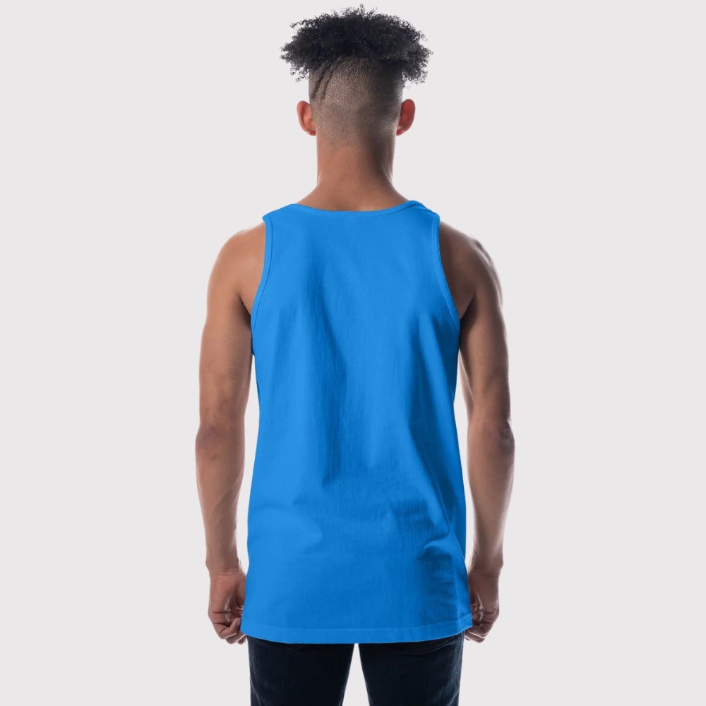 Men's Heavyweight 100% Open-End Cotton Classic Fit Tank Top Durable