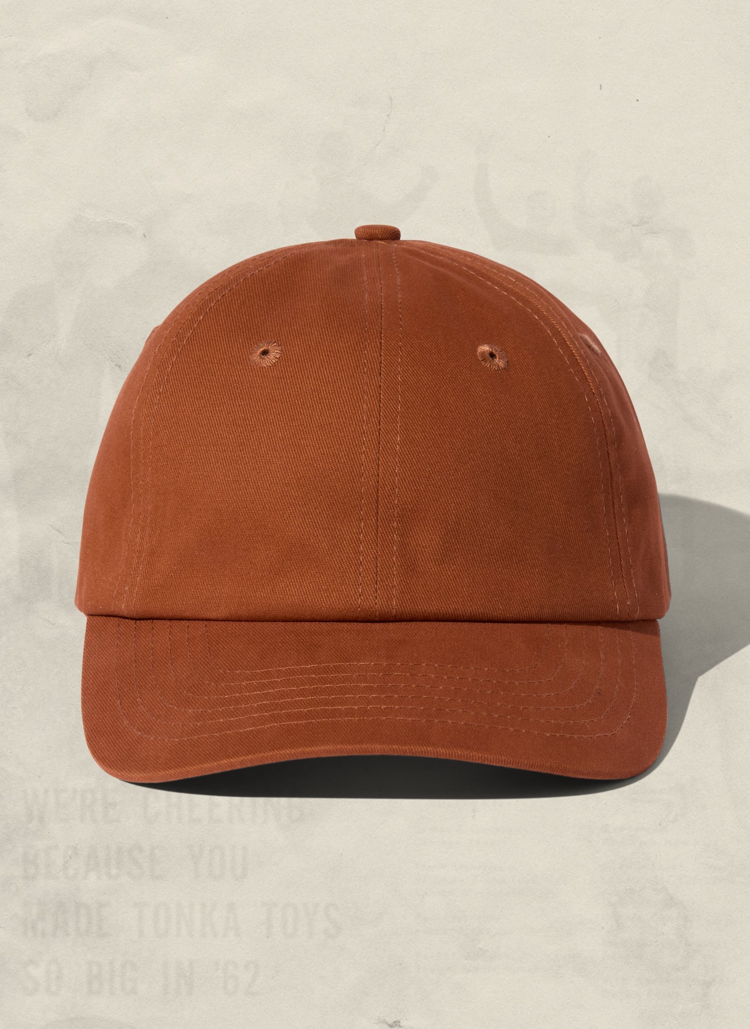 Brushed Cotton Classic Dad Hat with Adjustable Brass Closure