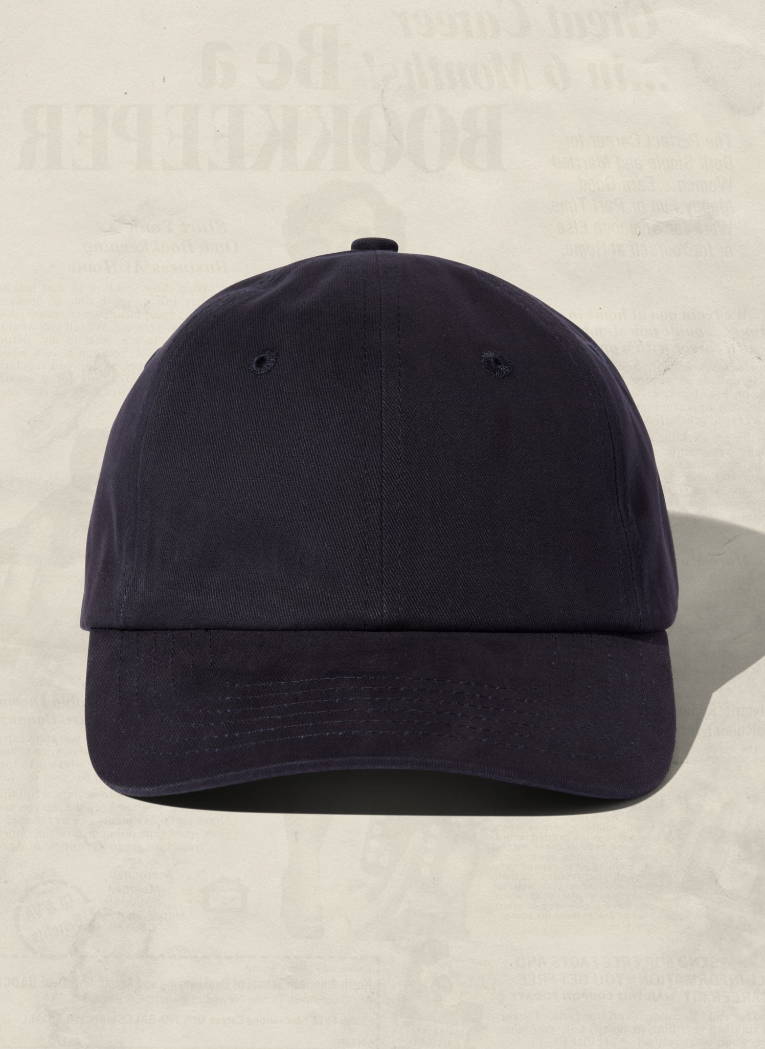 Brushed Cotton Classic Dad Hat with Adjustable Brass Closure