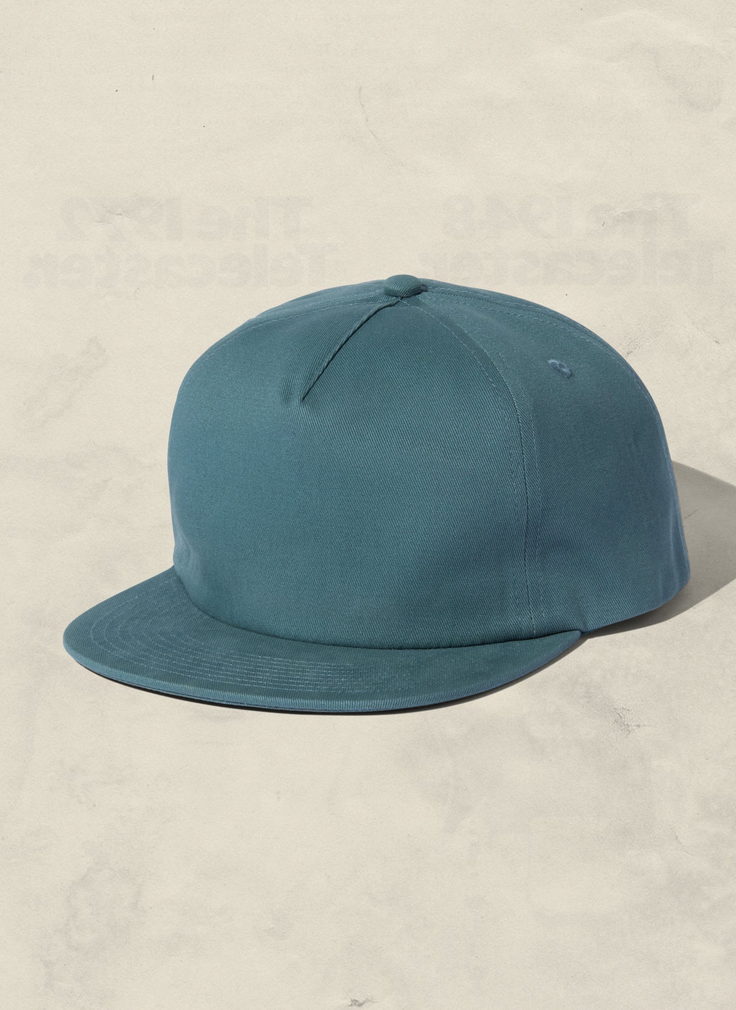 Brushed Cotton 5-Panel Field Trip Snapback Hat Adjustable Closure